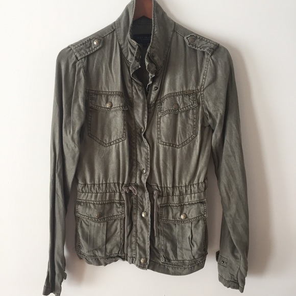 Max Jeans Olive Green Jacket - Picture 1 of 7